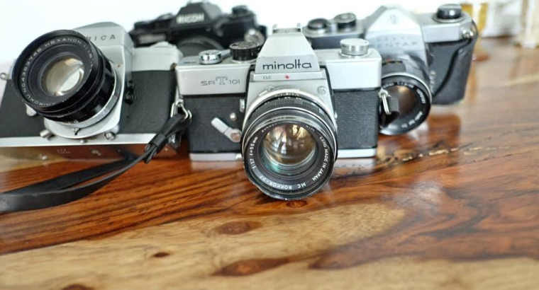 Vintage antique 50s 60s unique cameras for hobby a