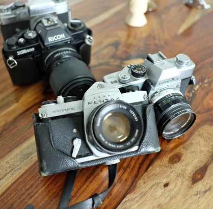 Vintage antique 50s 60s unique cameras for hobby a