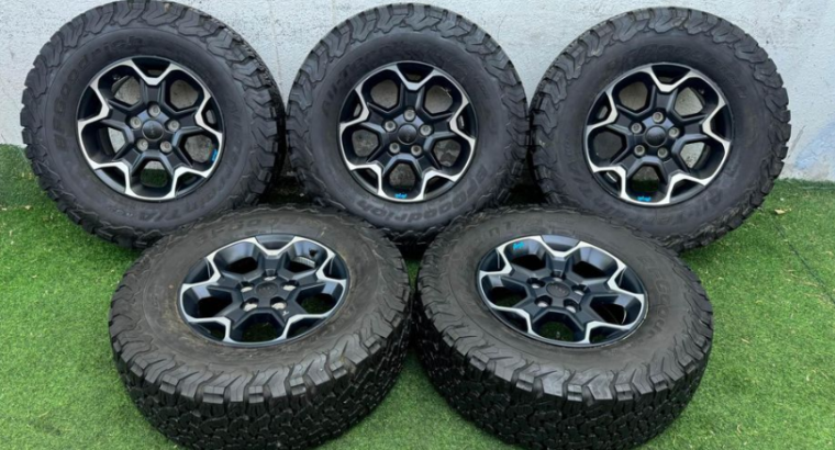 5x takeoff 2023 Jeep Rubicon 17” Rims For Sale