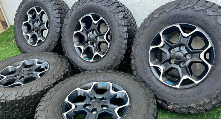 5x takeoff 2023 Jeep Rubicon 17” Rims For Sale