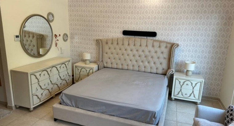 Full Bedroom Set: Bed Side Table Dressing Table Mi