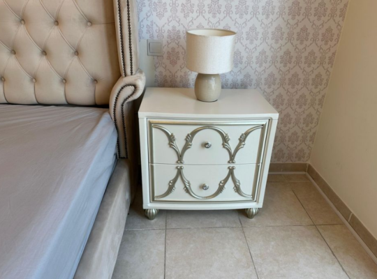 Full Bedroom Set: Bed Side Table Dressing Table Mi