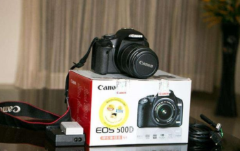 Canon 500D + Extra Lens + KIT + BAG in Excellent c