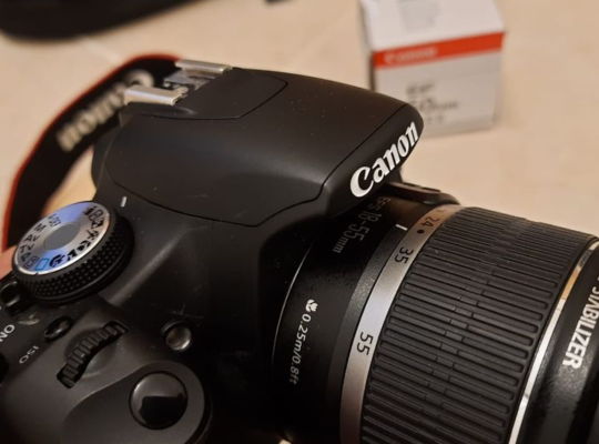 Canon 500D + Extra Lens + KIT + BAG in Excellent c