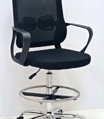 Counter Chair Black with adjustable height For Sal