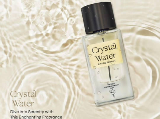 Crystal Water Perfume For Men Women Musk with Saff