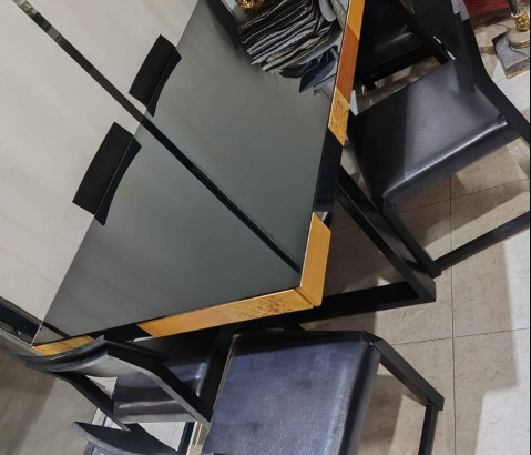 Dining table 8 chairs like new condition for sale