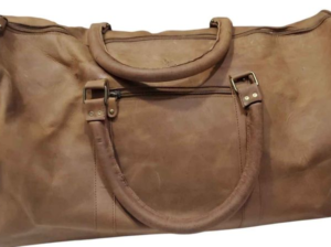 Pure cow leather made Duffle bag big size For Sale