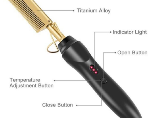 Electric Hair Straightener Combo For Men & Women