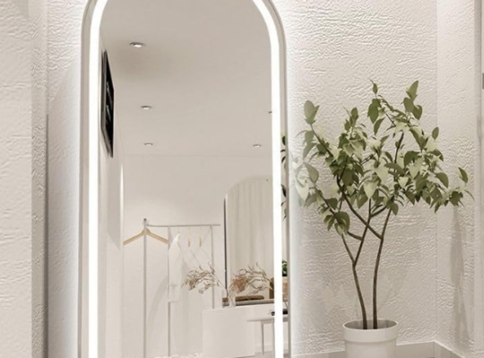 Full Length Floor Mirror with LED Lights For Sale