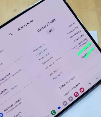 Samsung Galaxy Z Fold 5 5G For Sale