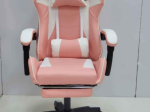 Gaming Chair Pink White Brand New For Sale