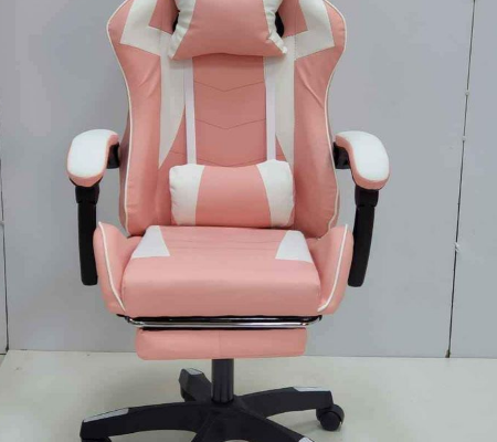 Gaming Chair Pink White Brand New For Sale