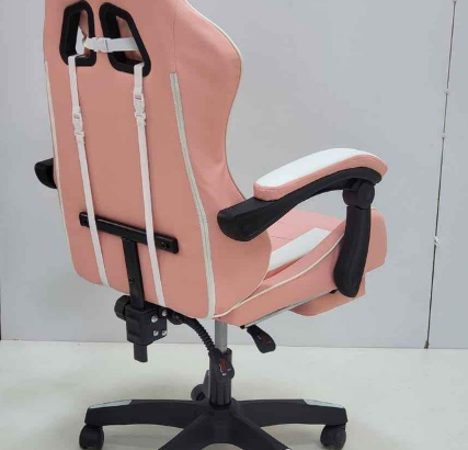 Gaming Chair Pink White Brand New For Sale