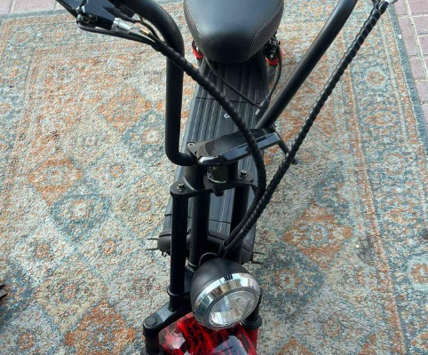 Mini Black Harley Electric Scooter [Fat Tyre] for