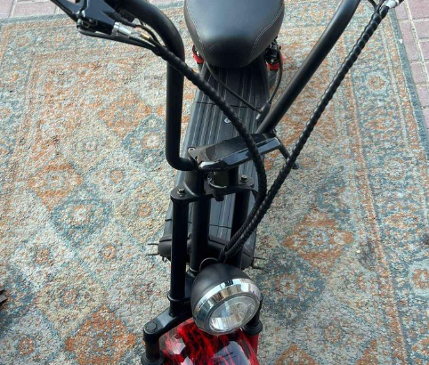 Mini Black Harley Electric Scooter [Fat Tyre] for