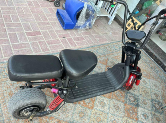 Mini Black Harley Electric Scooter [Fat Tyre] for