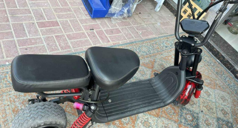 Mini Black Harley Electric Scooter [Fat Tyre] for