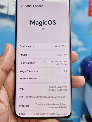 Honor 90 8/256gb dual sim for sale