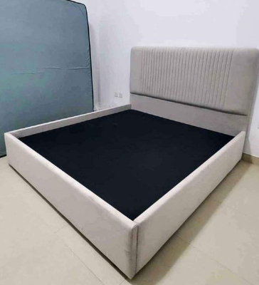 NEW King Size Fabric Wood Bed For Sale