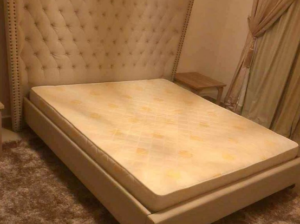 King size bed+mattress for sale