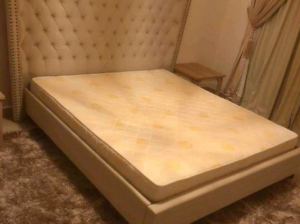 King size bed+mattress for sale