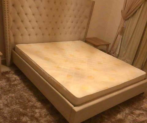 King size bed+mattress for sale