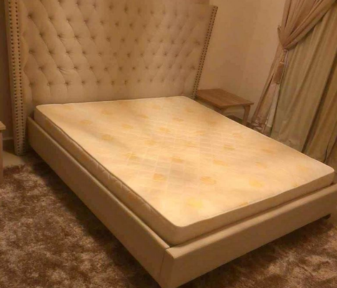King size bed+mattress for sale