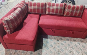 L shape sofa bed in perfect conditio for sale