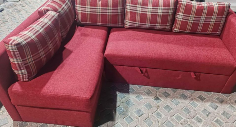 L shape sofa bed in perfect conditio for sale