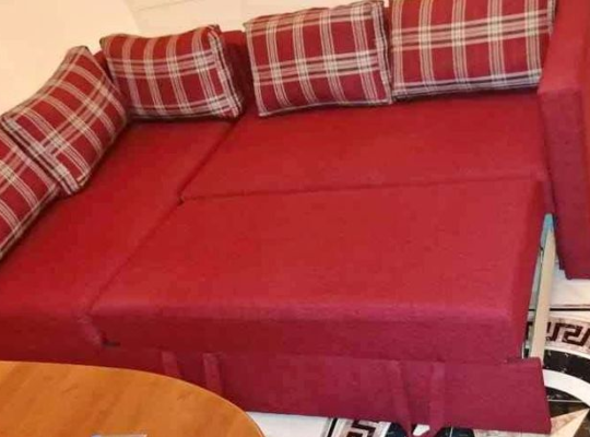 L shape sofa bed in perfect conditio for sale