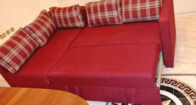 L shape sofa bed in perfect conditio for sale