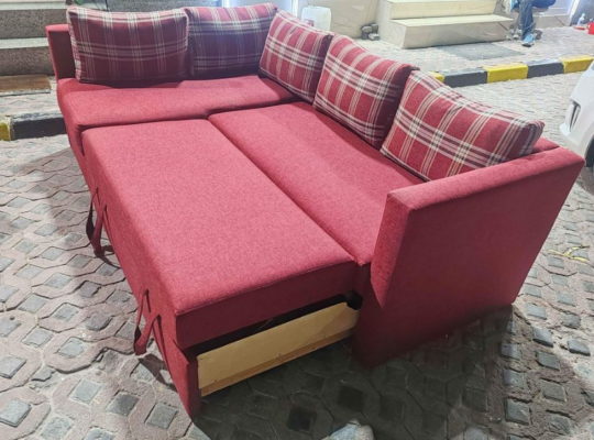 L shape sofa bed in perfect conditio for sale