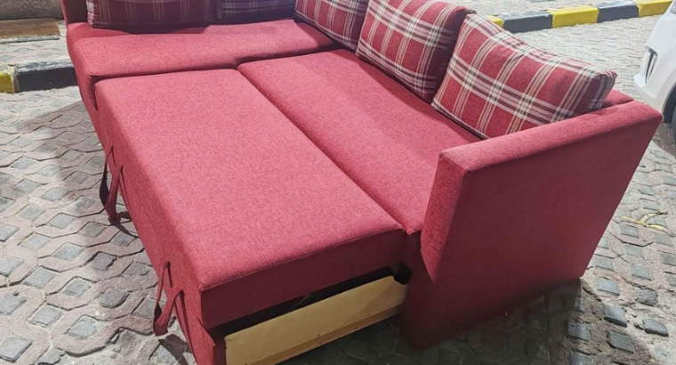 L shape sofa bed in perfect conditio for sale