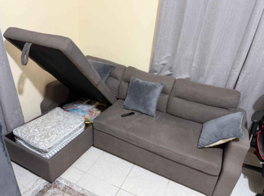 L shape sofa in good condition for sale