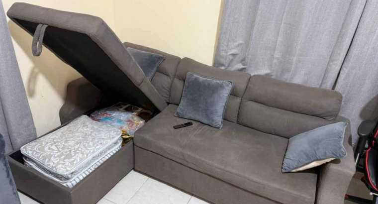 L shape sofa in good condition for sale
