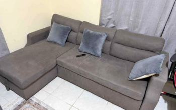 L shape sofa in good condition for sale