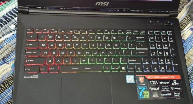 MSI Gaming Laptop + GTX Graphics For Sale