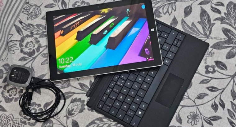 Microsoft Surface 3 Tablet + Laptop For Sale