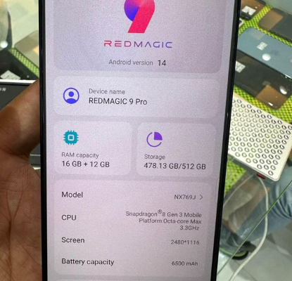 REDMAGIC 9 Pro 16GB/512GB Gaming Phone For Sale