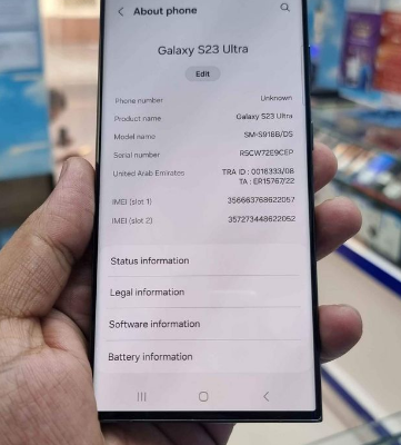Samsung s23 ultra 5g tra dual sim For Sale