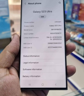 Samsung s23 ultra 5g tra dual sim For Sale