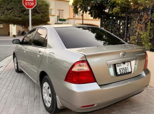 Toyota corolla 2005 Gcc 1.3 for sale