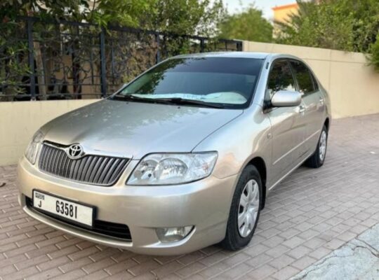 Toyota corolla 2005 Gcc 1.3 for sale