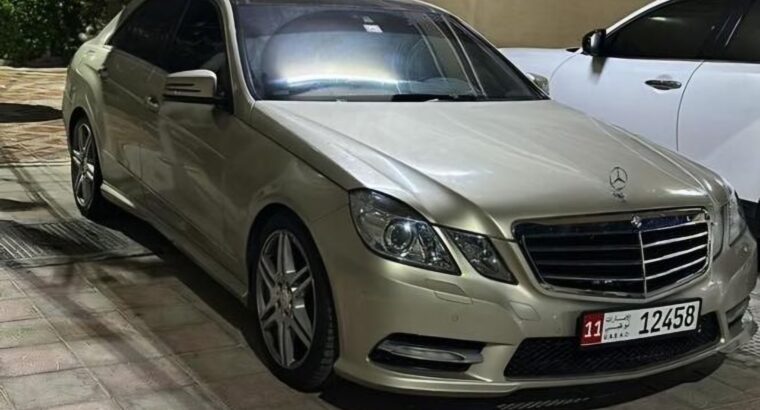 Mercedes E300 full option 2013 Gcc for sale