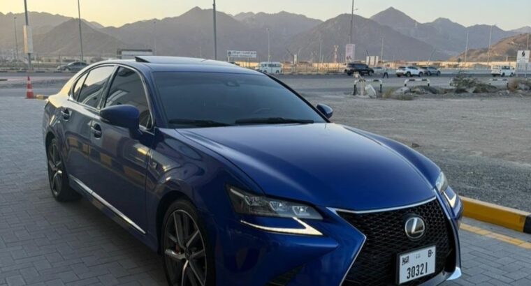 Lexus GS350 F sport 2017 Gcc full option for sale
