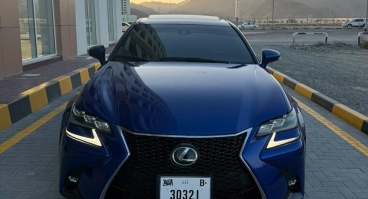 Lexus GS350 F sport 2017 Gcc full option for sale