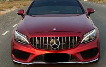 Mercedes C300 coupe converted to C43 USA imported