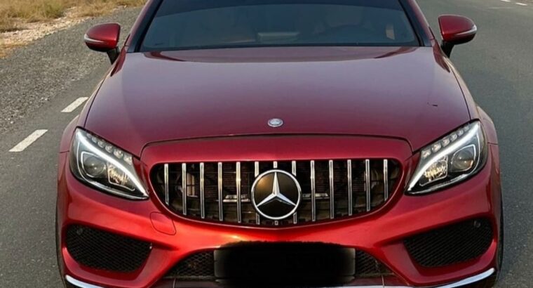 Mercedes C300 coupe converted to C43 USA imported