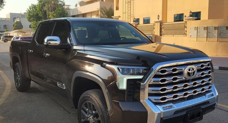 Toyota Tundra 1794 full option 2023 USA